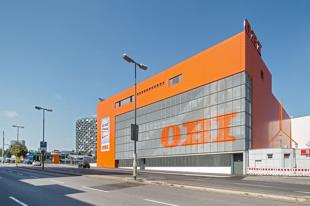 Neubau OBI-Baumarkt — Gewerbe & Büro, Wien